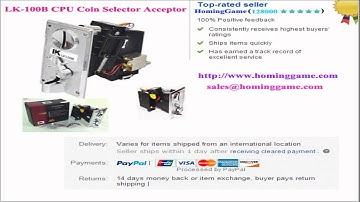 LK 100B CPU Coin Selector Acceptor coin selector for Arcade machine(sales@hominggame.com)