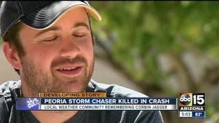 Peoria storm chaser Corbin Jaeger killed in crash