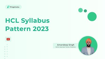HCL Syllabus and Pattern 2023