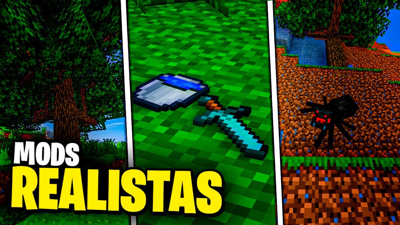 Top 5 Mods para Hacer Minecraft más Realista 1.16.5 🌳☃️ 