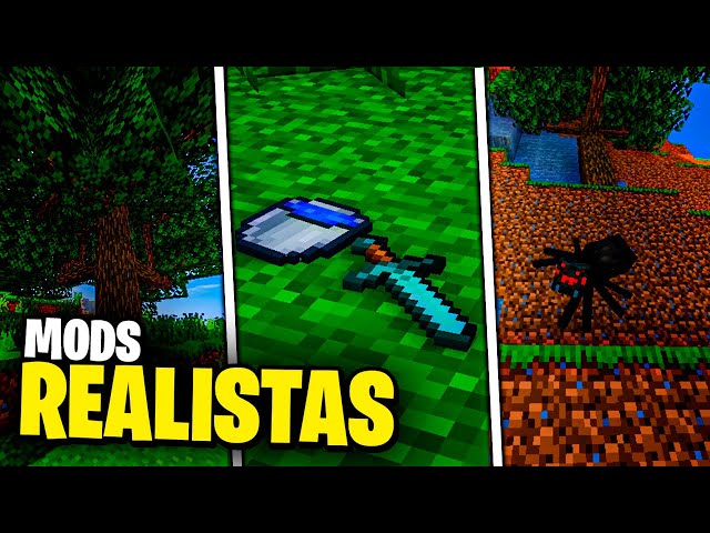 👉5 MODS para HACER MINECRAFT MÁS REALISTA 1.16.1 - 1.15.2 - 1.14.4 -  1.12.2🔥 