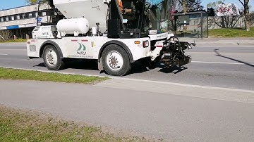 World Amazing Modern Road Paving + Patching Machine The Python 5000 In Action