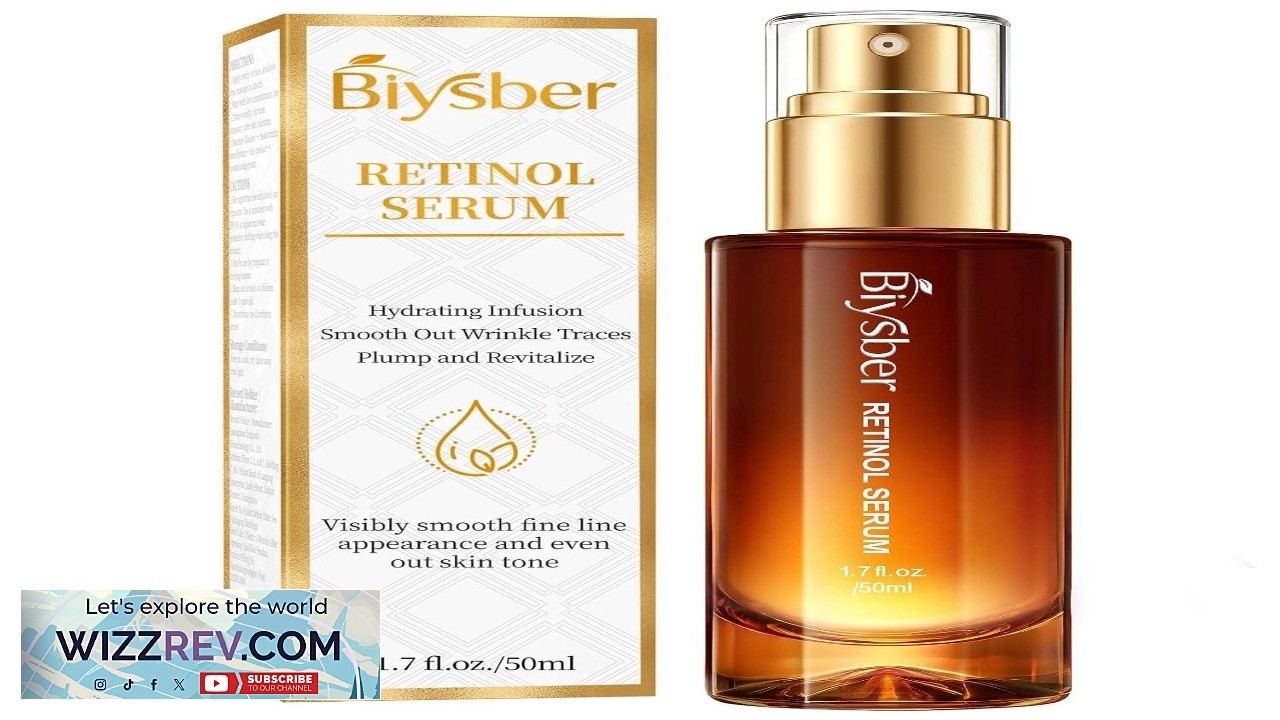 Retinol Collagen Serum for Face: Anti Aging & Anti Wrinkle Repair Peptide