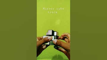 mirror cube trick # amazing # RK cuber boy #