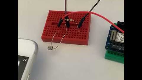 Morse Code - Light Sensor to Arduino MKR1010