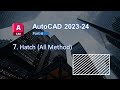How to Hatching in AutoCAD 2023-24 | Using Command | All Types | #autocadtutorials