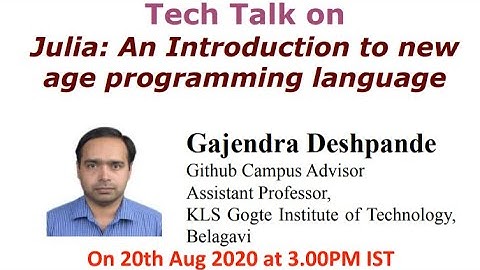 Julia: An Introduction to new age programming language