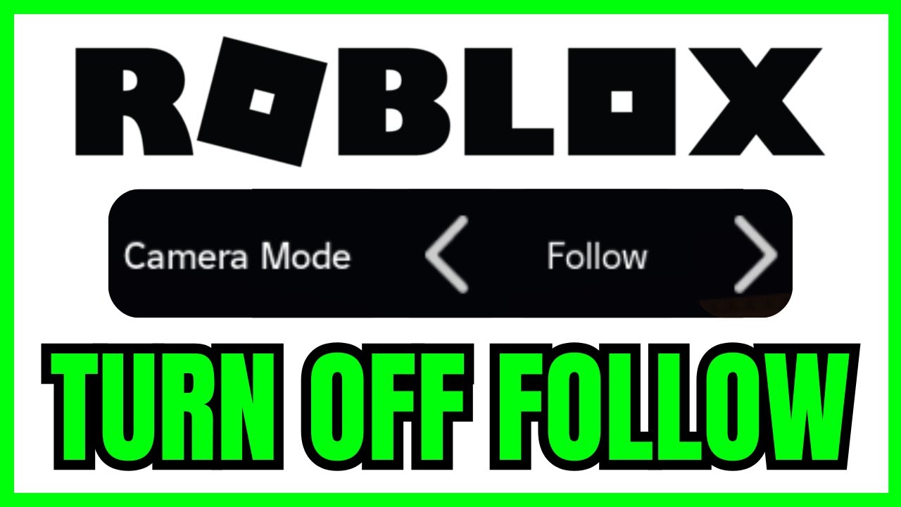 How To TURN OFF Camera Follow In Roblox QUICK EASY 2026 YouTube 