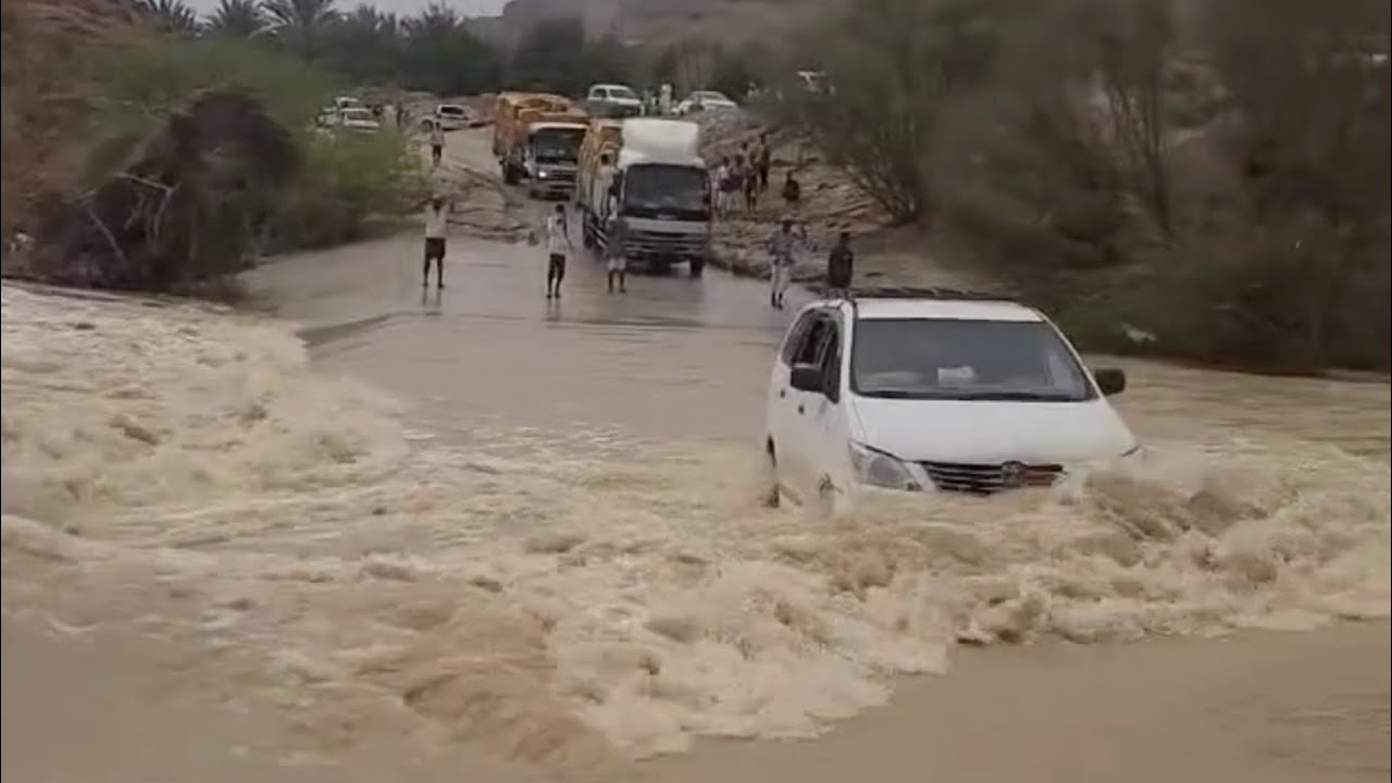 مغامرات عبور سيول جارفة في اليمن