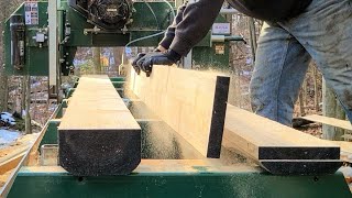 Sawmill in Action  Woodland Mills HM126