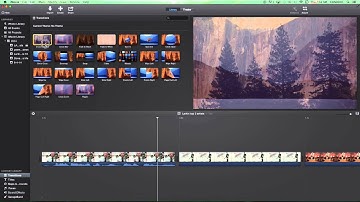 iMovie 10 Tutorial Basics #7  Adding Transitions