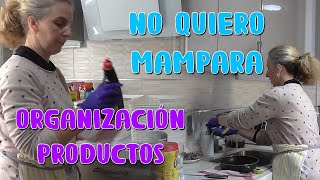 Por qué no pongo mampara en mi baño? - Organización de los productos de limpieza