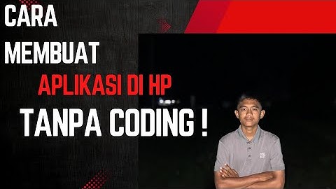 Cara membuat aplikasi di hp android tanpa coding!!!