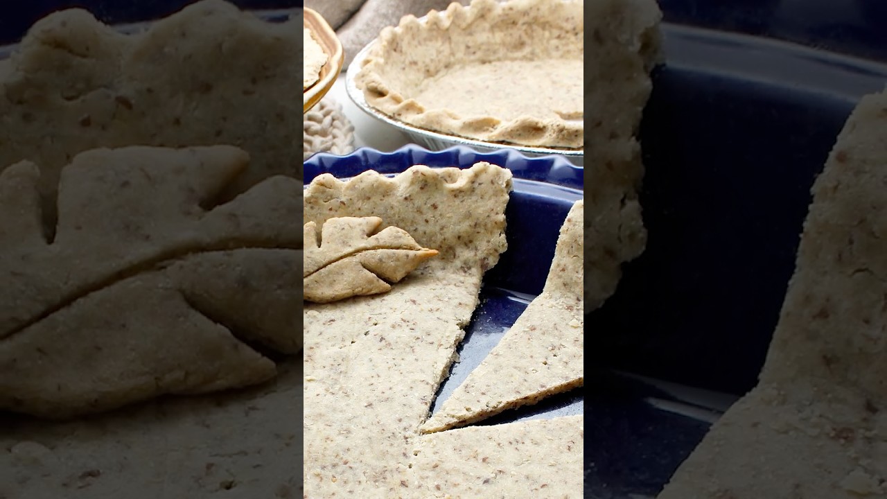 How to Make a GF vegan pie crust 🥣 NO butter YouTube