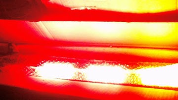 Bespoke customer order - 24 led shelf bar in amber / red combo