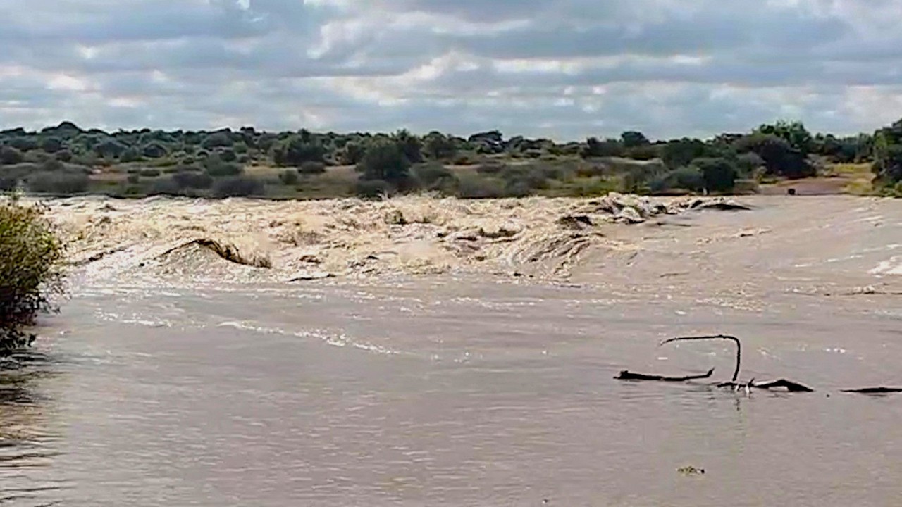 Vals River in Flood near Bothaville