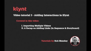 Klynt tutorial 3 | Part 3 | Interactive Documentary