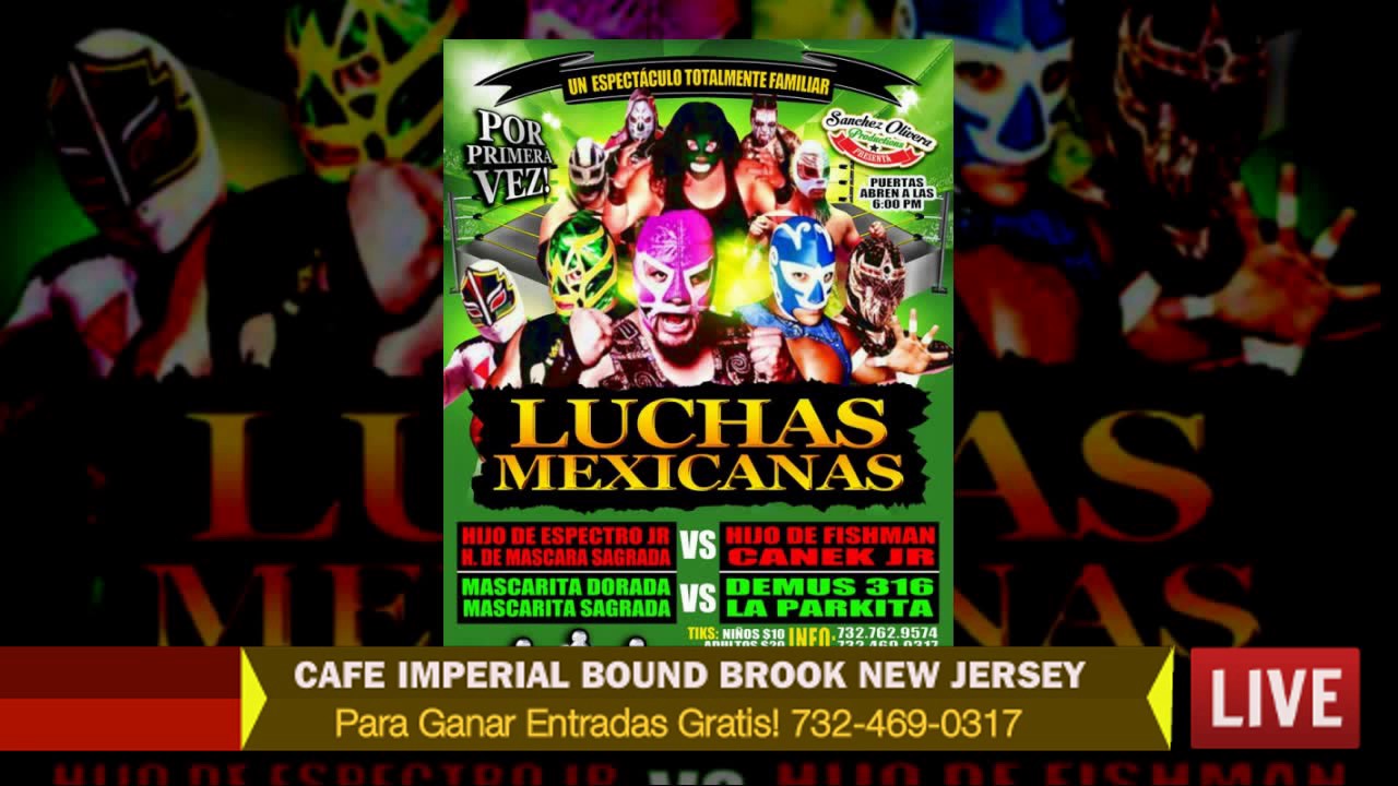 Ya compraste tus entradas para el evento de lucha libre en el imperial? Llama ahora para que ganes e