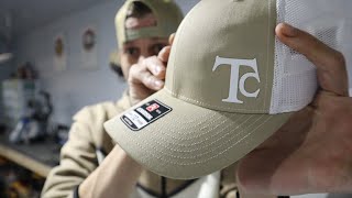 Siser Brick 600 Custom Logo On A Richardson 112 Snapback!!
