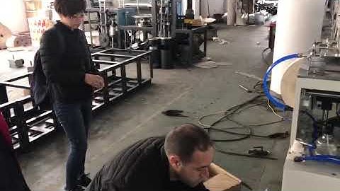 High speed OPEN CAM paper cup machine JPM -X12 RUNNING AT 75 PCS/MIN