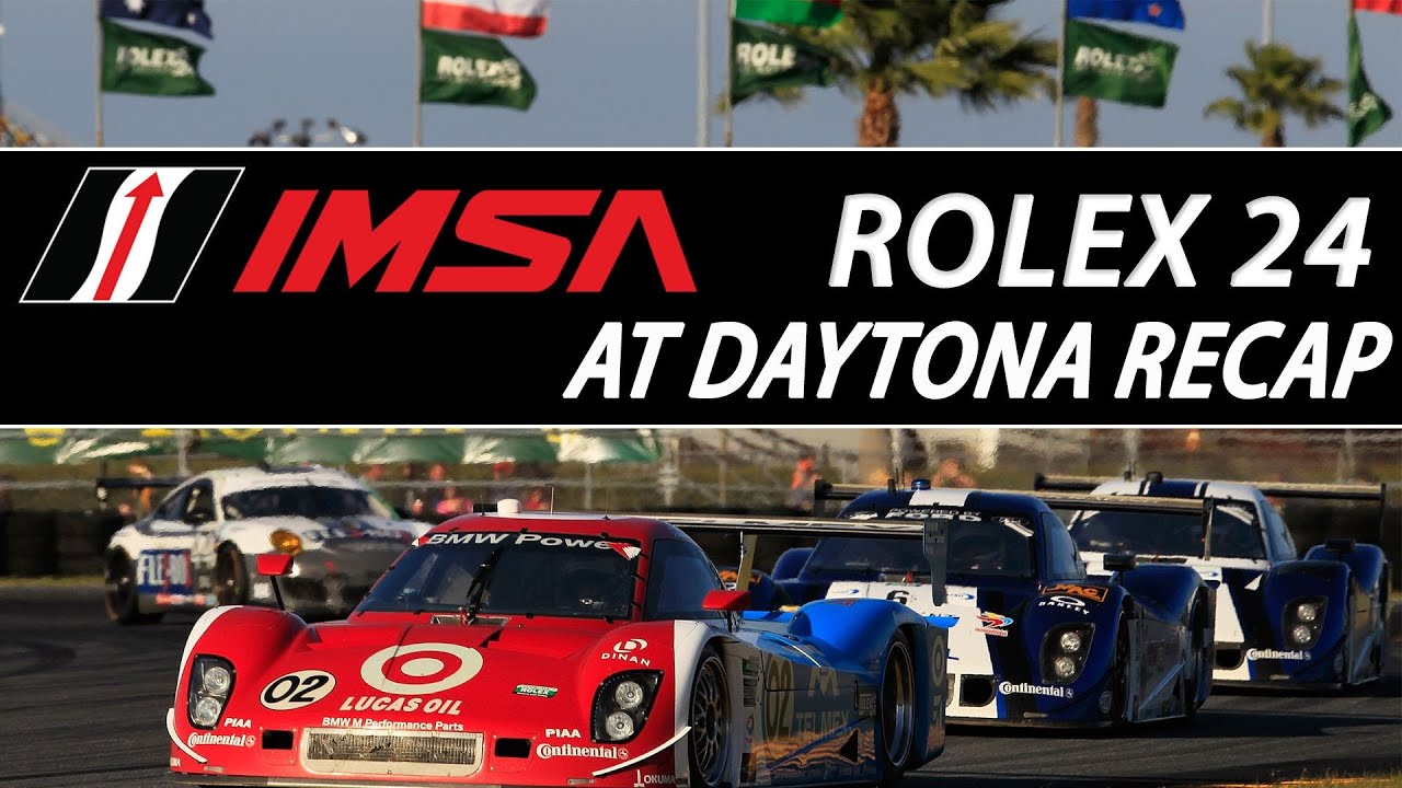 IMSA Rolex 24 at Daytona Recap 24* hours of racing in six minutes