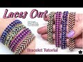 DIY Bugle Bead and Seed Bead Bracelet Pattern |  'Laces Out'
