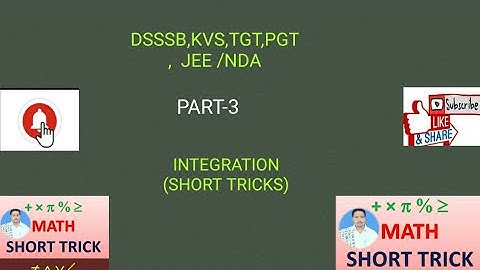 #JEE/#NDA/#TGT/#PGT/#DSSSB/KVS INTEGRATION OF MODULUS FUNCTION(SHORT TRICKS)