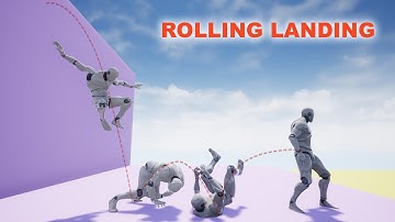 Unreal Hard Landing and Rolling Landing