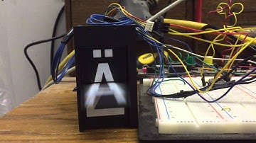 Split flap single letter