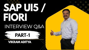 SAP UI5/ Fiori Question Answers for Interviews Part 1