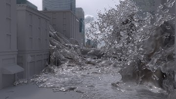 Maya Tutorial Now Available: Flooding a City with Bifrost