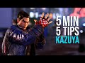 5 دقیقه 5 نکته کازویا میشیما راهنمای تکن 8