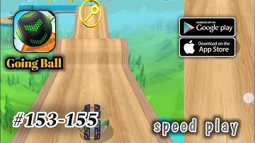 Going balls - SpeedRun Gameplay lvl 153-155 (Android, iOS)