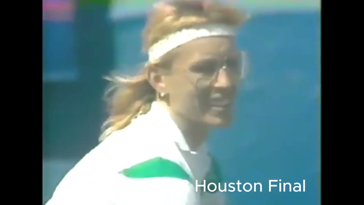 1988 Virginia Slims of Houston Chris Evert vs Martina Navratilova Championship Points