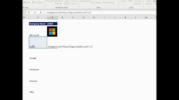 Excel Shortcut to fetch Logos automatically