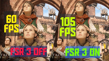 How to install fsr 3 in plague tale 2, mod download link+tutorial+testing on rtx 2060