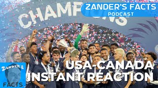 Reacting to USA-Canada and a Concacaf Nations League trophy