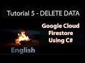 C# Firestore Tutorial 5 | How to Delete Data | Remove Data | English