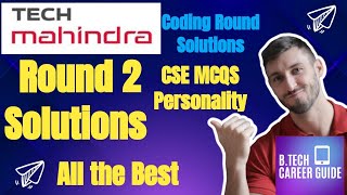 Tech Mahindra Round 2 Solutions 😍📢 #techmahindrajobs #techmahindra #cse #test #codingsolutions
