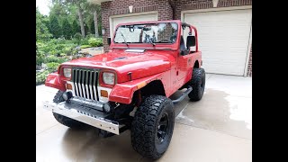 Vintage 1994 Jeep YJ for sale