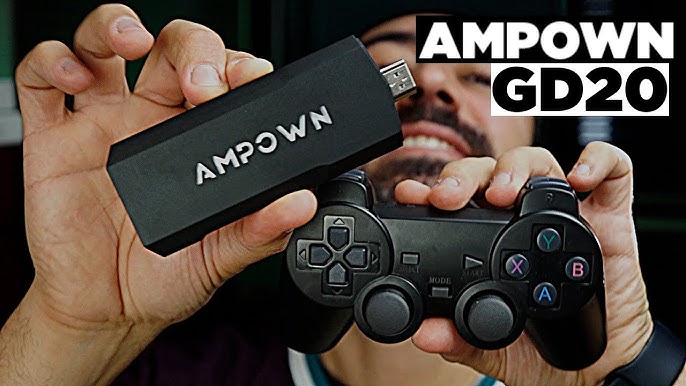 Novo Game Stick 4k + Controle Ps5 Ampown U10 + 10.000 Jogos