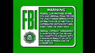 Green Fbi Warning Screens Miramax Home Entertainment