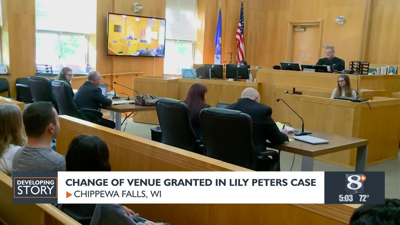 Change of venue granted in Lily Peters case - YouTube