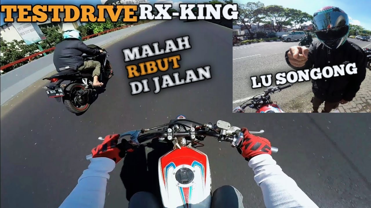 TEST RIDE RX-KING MALAH JADI RIBUT | BAKU HANTAM