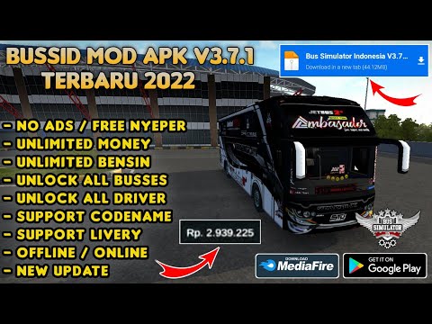 Bussid Mod Apk V3.7.1 Terbaru 2022 - Bus Simulator Indonesia Update 3.7.1  Unlimited Money 01/08/2023