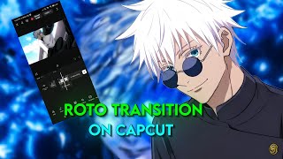 Roto transition on Capcut 📱 |Capcut tutorial