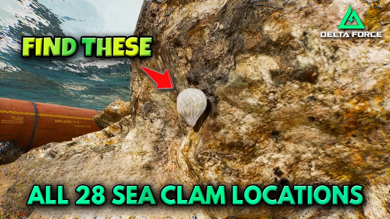 All 28 Sea Clam Locations Across All Maps | Complete Guide (Delta Force)