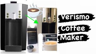 Starbucks Verismo Coffee Maker How to use Verismo Coffee Machine Review of Verismo Coffee Maker