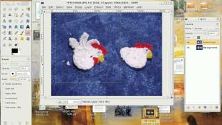 Rotating a layer in GIMP