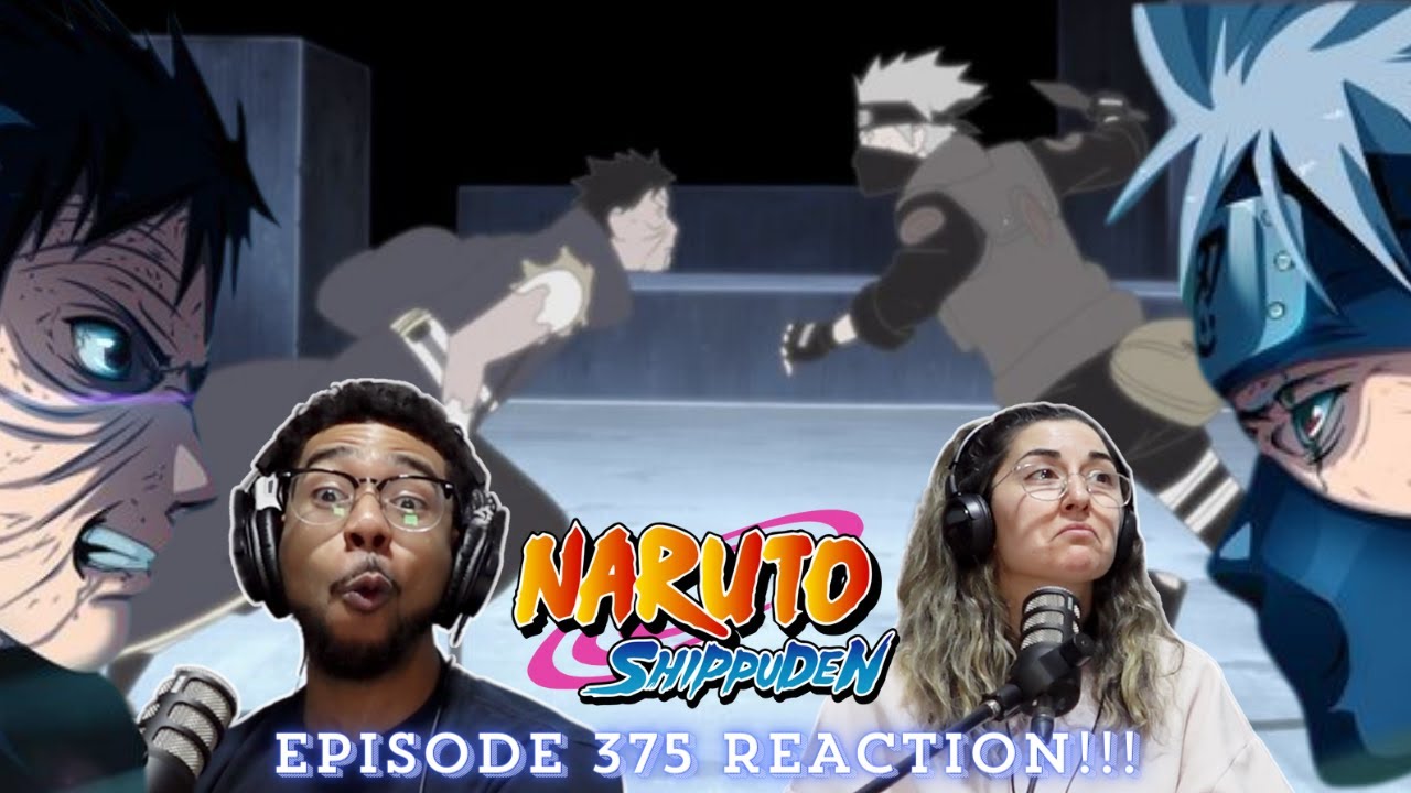 KAKASHI VS OBITO!!! NARUTO SHIPPUDEN EPISODE 375 REACTION!!! YouTube